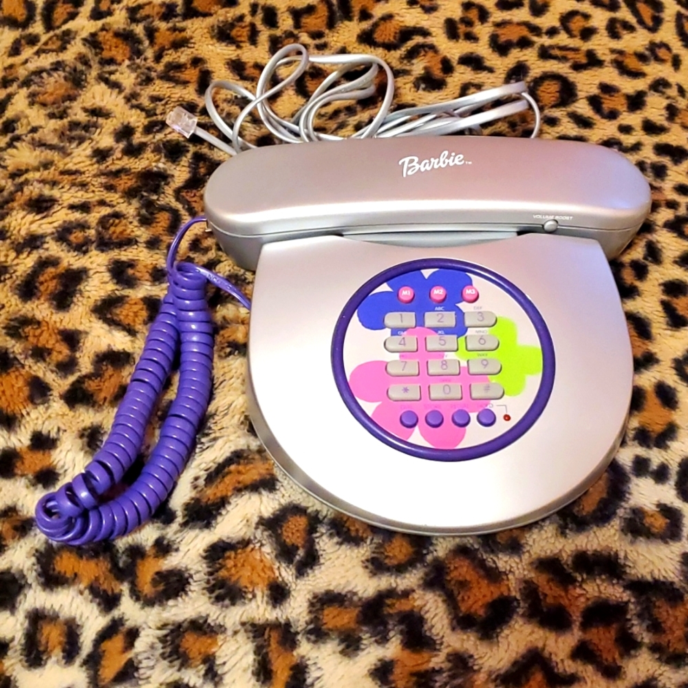 Vintage Mattel Barbie Fashion Memory Phone - Excellent Condition